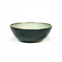 Serax Terres de Rêves bowl 18,4 cm mistgrijs / donkerblauw