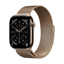 Apple Watch Series 11 42 mm goud titanium
