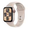 Apple Watch SE 40 mm GPS + Cellular sterrenlicht-Sterrenlicht sportbandje S/M