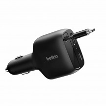 Belkin BoostCharge 75W autolader met uittrekbare kabel