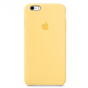 Apple iPhone 6s Plus silicone case geel