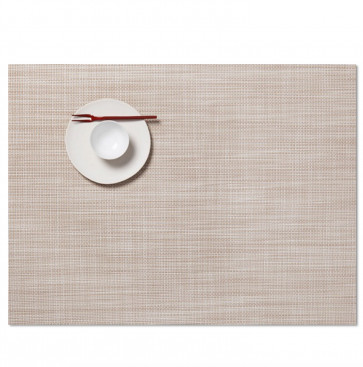 Chilewich placemat mini basketweave parchment