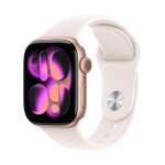 Apple Watch Series 11 42 mm roségoud-GPS + Cellular-rosé sportbandje S/M