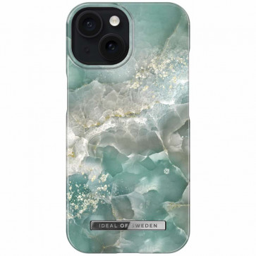 iDeal of Sweden iPhone 15 Plus MagSafe Case azura marble