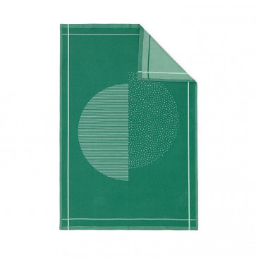 Normann Copenhagen keukenhanddoek Illusion groen