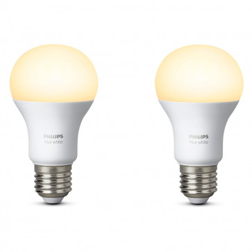 Philips Hue White E27-lampen duopak