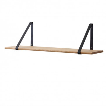 Ferm Living shelf zwart/oiled oak