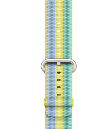 Apple Watch bandje van geweven nylon stuifmeelgeel