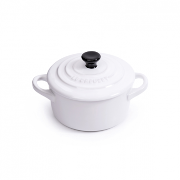 Le Creuset mini stoofpotje wit