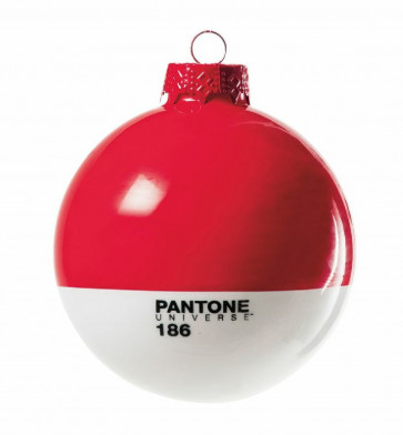 Pantone Universe kerstbal rood