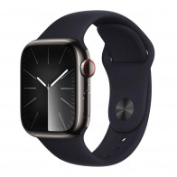 Apple Watch Series 9 41 mm GPS + Cellular grafiet roestvrij staal
