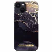 iDeal of Sweden iPhone 14 MagSafe Case golden twilight marble