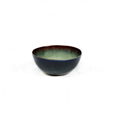 Serax Terres de Rêves bowl 10,8 cm mistgrijs / donkerblauw