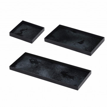 Ethnicraft Charcoal mini-trays