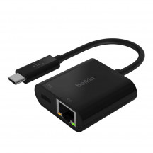 Belkin USB-C naar Ethernet- & oplaadadapter