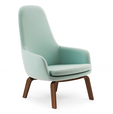 Normann Copenhagen Era Lounge Chair High walnoot