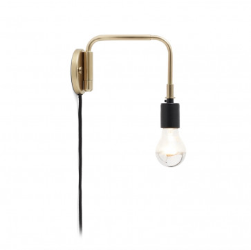 Menu Staple wandlamp brass