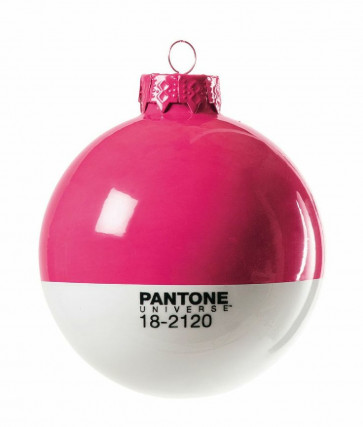 Pantone Universe kerstbal fuchsia