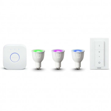 Philips Hue White & Color Ambiance GU10-starterkit (met schakelaar)