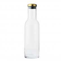 Menu waterfles karaf met brass stop