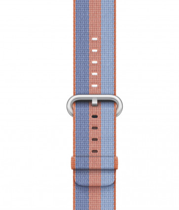 Apple Watch bandje van geweven nylon oranje