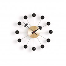 Vitra Ball Clock zwart/messing