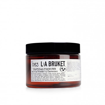 L:A Bruket Scrub (zeezout) 063 salie rozemarijn lavendel