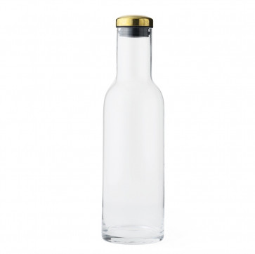 Menu waterfles karaf met brass stop