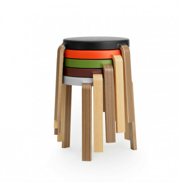 Normann Copenhagen Tap Stool oranje