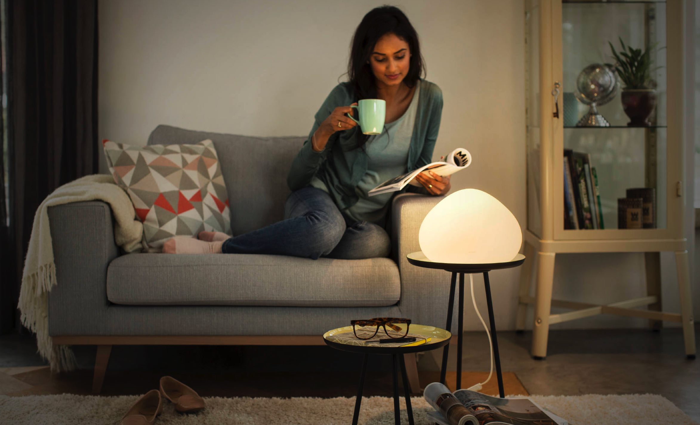 Philips Hue Wellner tafellamp