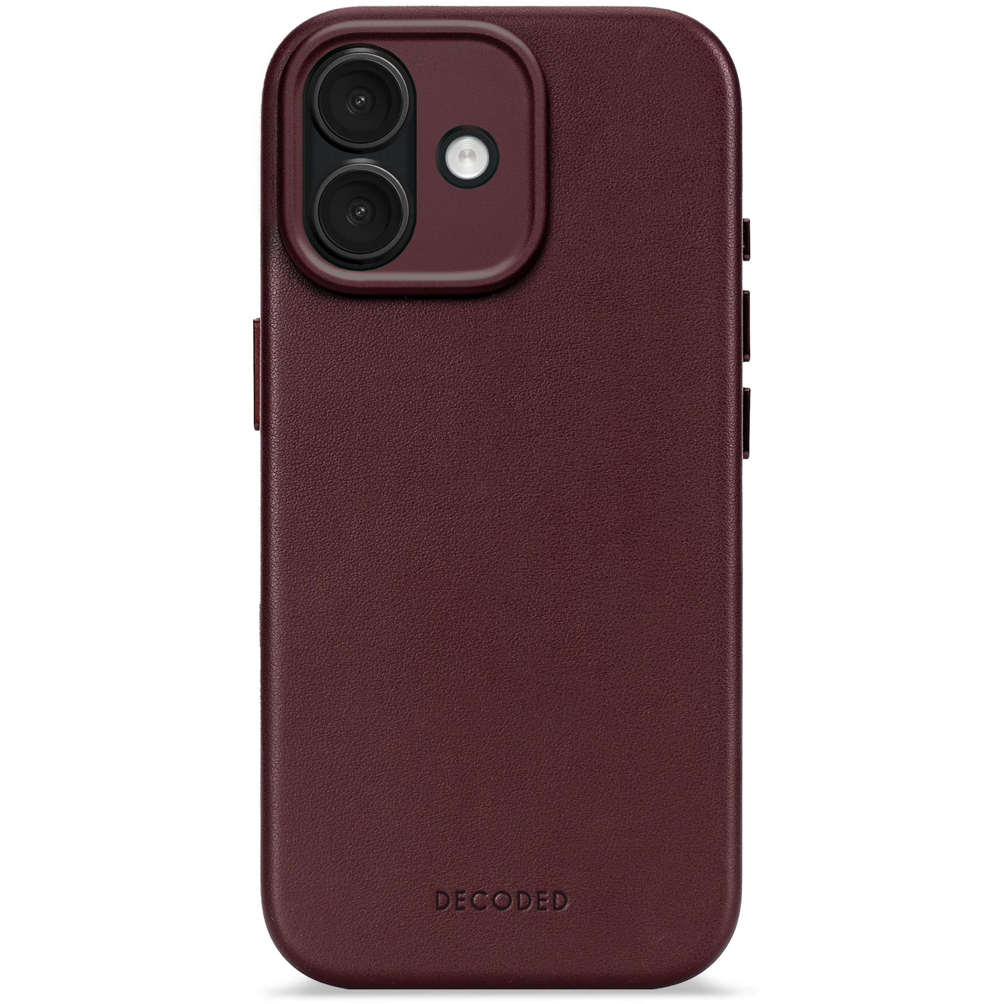Decoded iPhone 17 Leather Back Cover