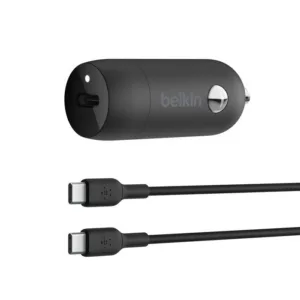Belkin BoostCharge USB-C Car Charger + Cable 30W
