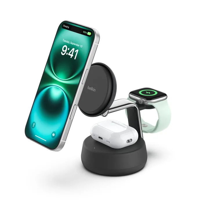 Belkin UltraCharge Pro 25W 3-in-1 Magnetic Charging Dock