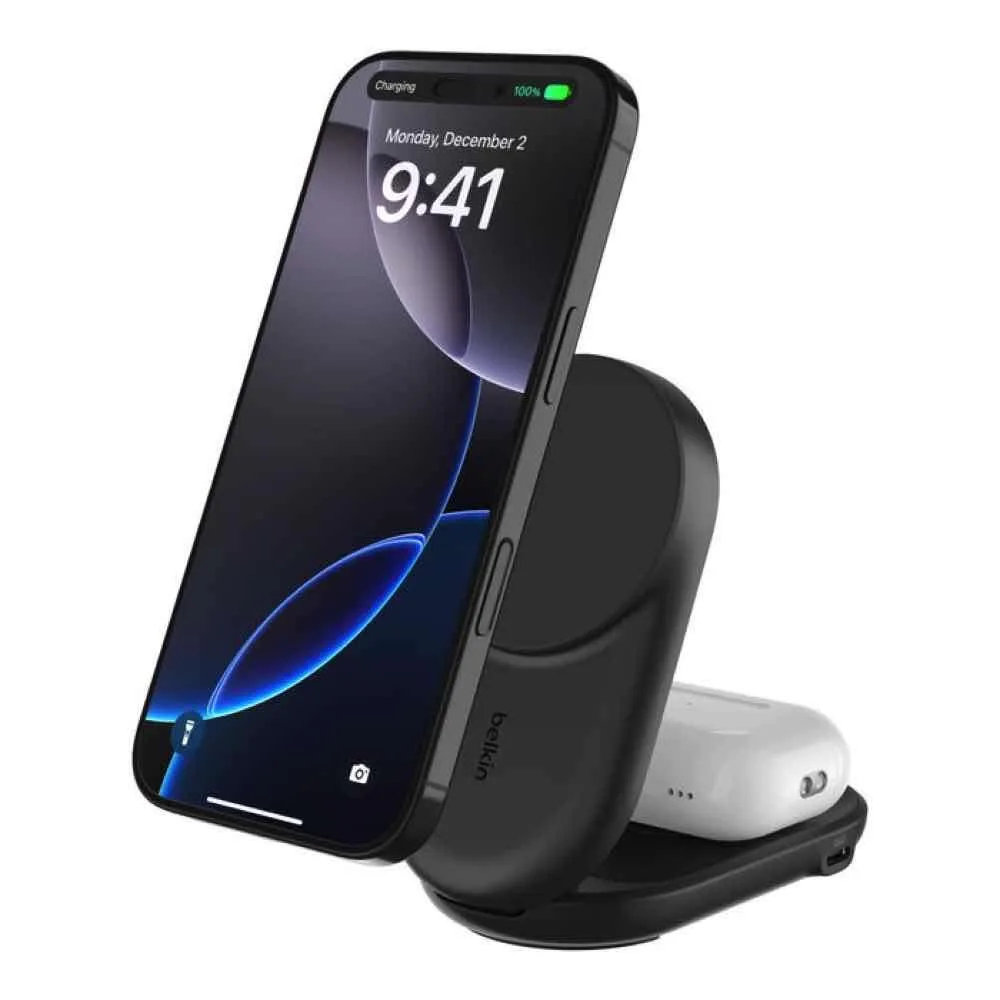 Belkin UltraCharge 2-in-1 Foldable Magnetic Charger