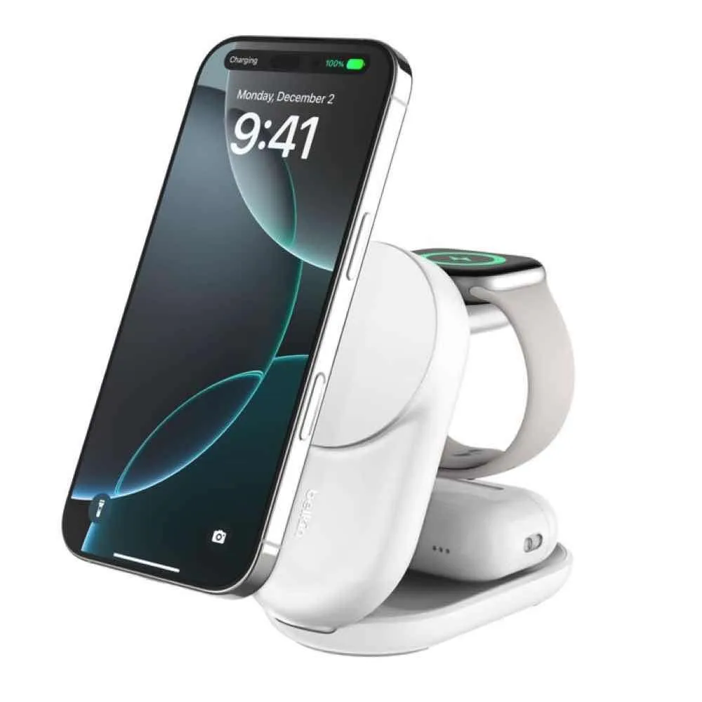 Belkin UltraCharge 3-in-1 Foldable Magnetic Charger - Afbeelding 6