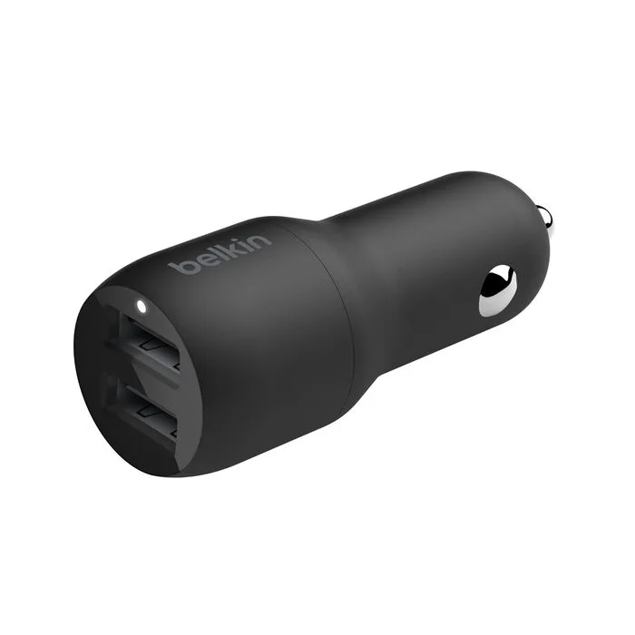Belkin BoostCharge Dual USB-A Car Charger + USB-C Cable 24W - Afbeelding 5