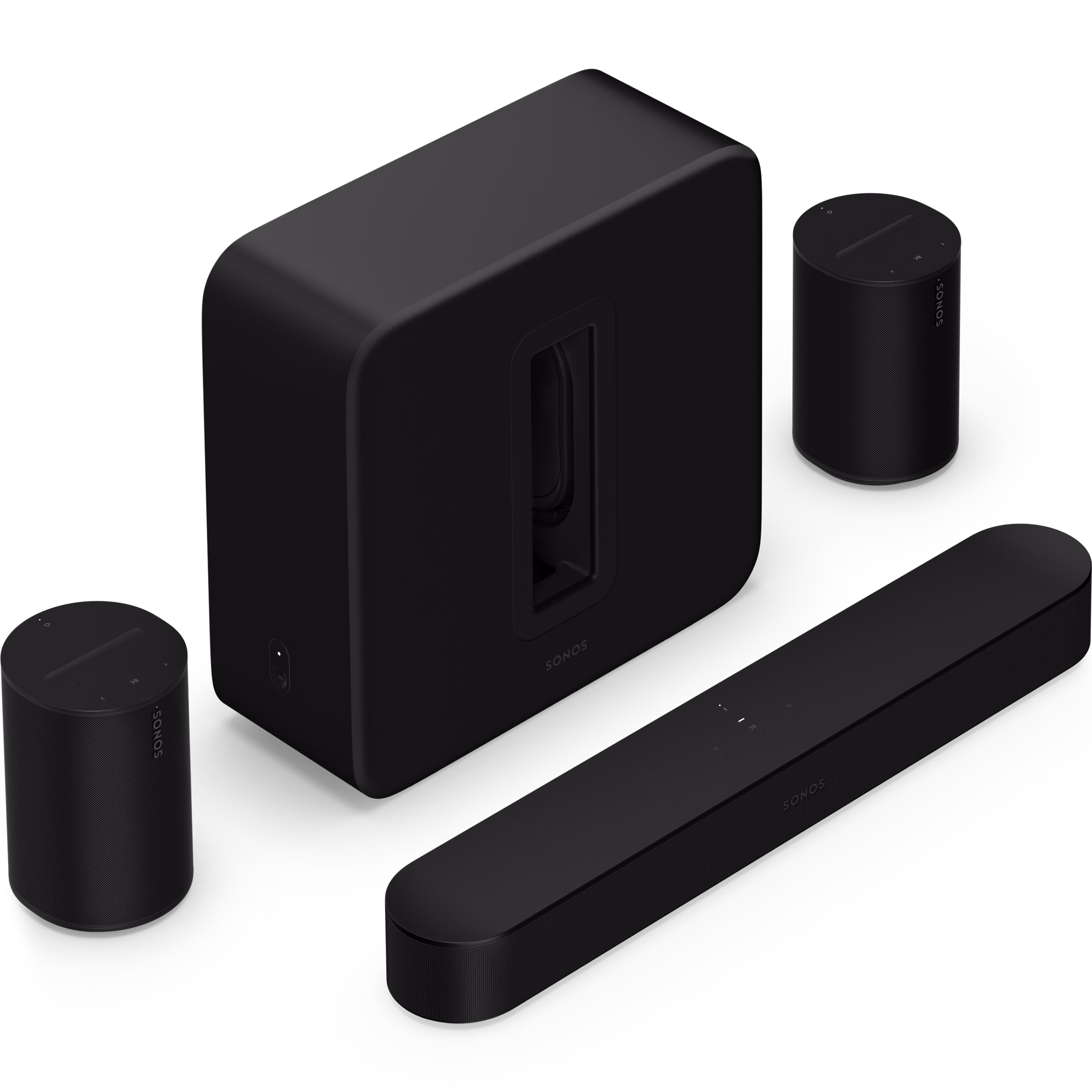 Sonos premium meeslepende set met Beam
