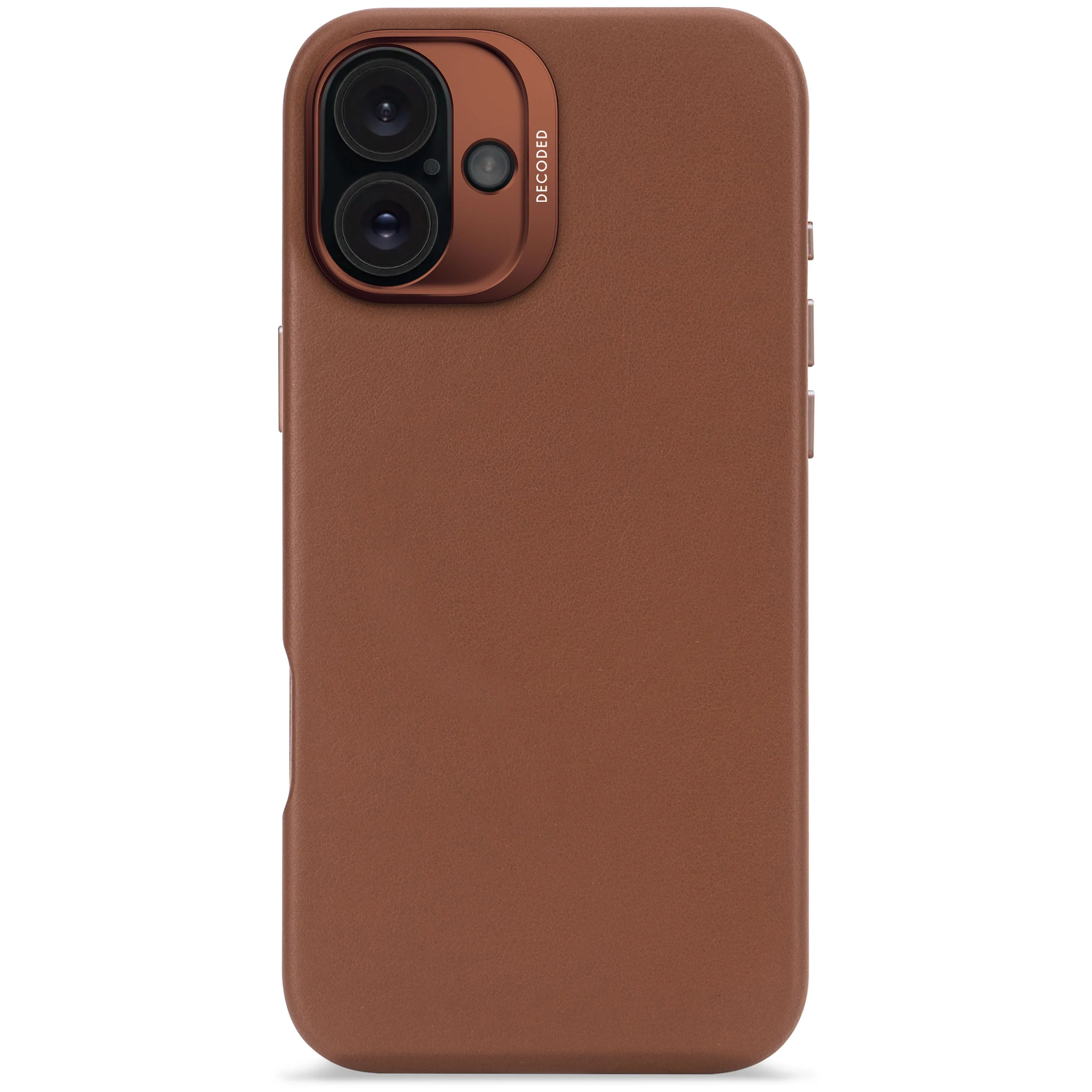 Decoded iPhone 16 Plus Leather Back Cover