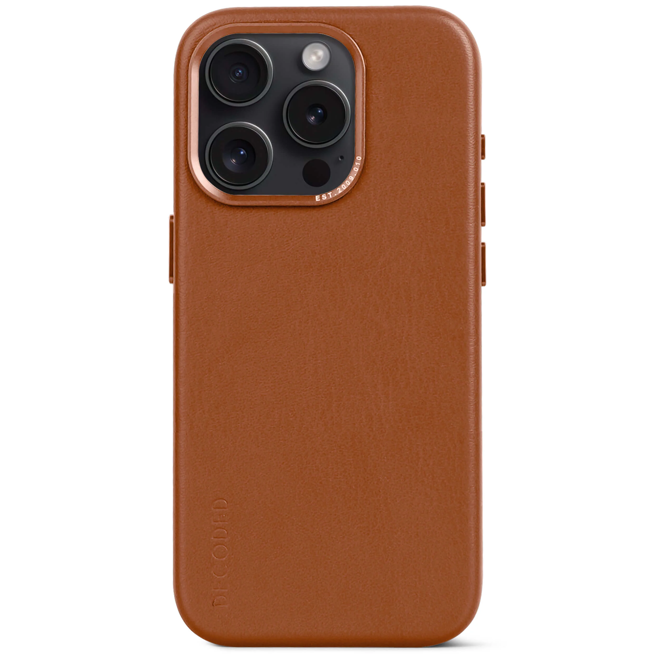 Decoded iPhone 15 Pro Leather Back Cover