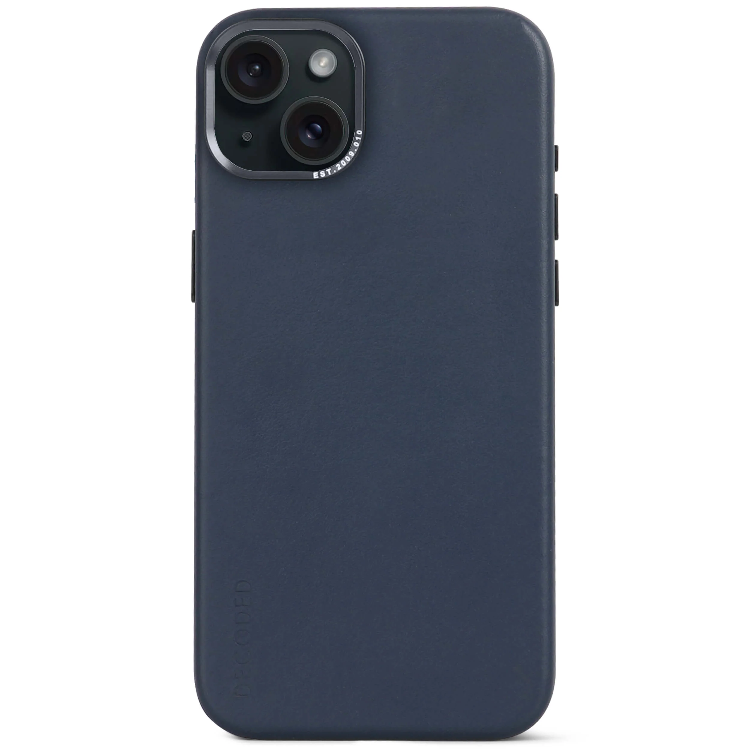 Decoded iPhone 15 Plus Leather Back Cover